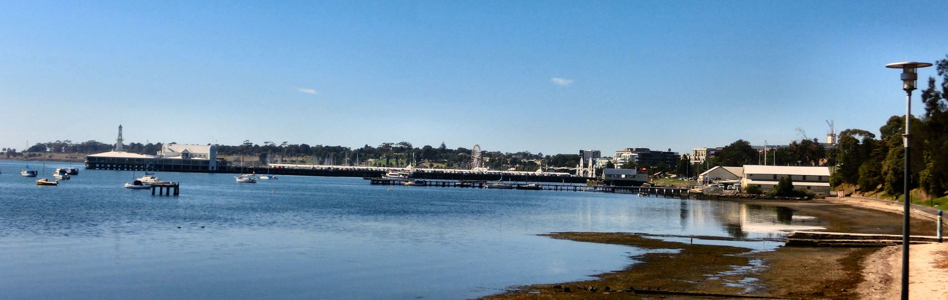 Geelong harbour and pier