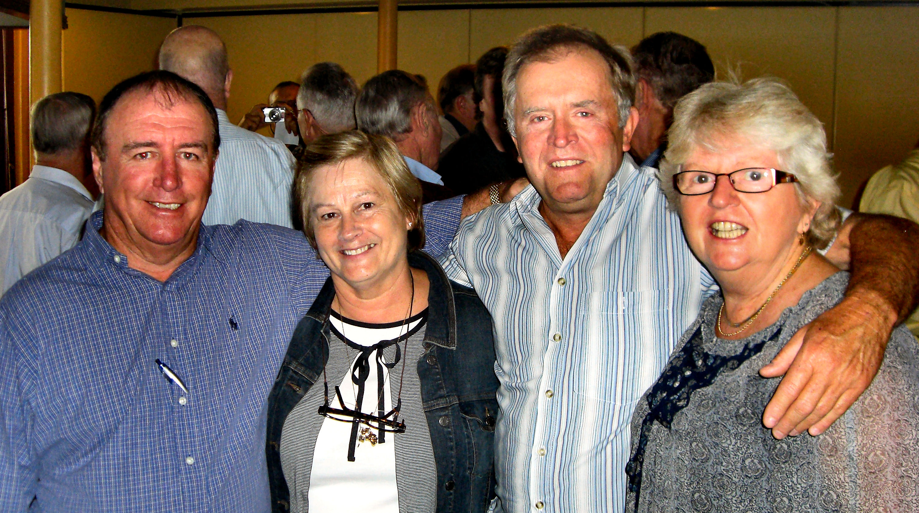 Lynn and Thelma Beilby, Warren Faber and Marie Anderson.