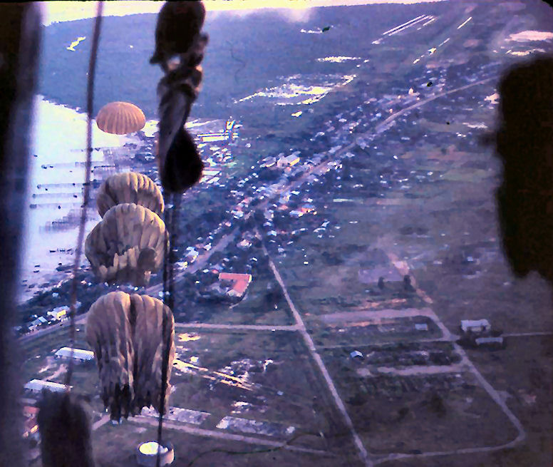 Parachuting over Vung Tau