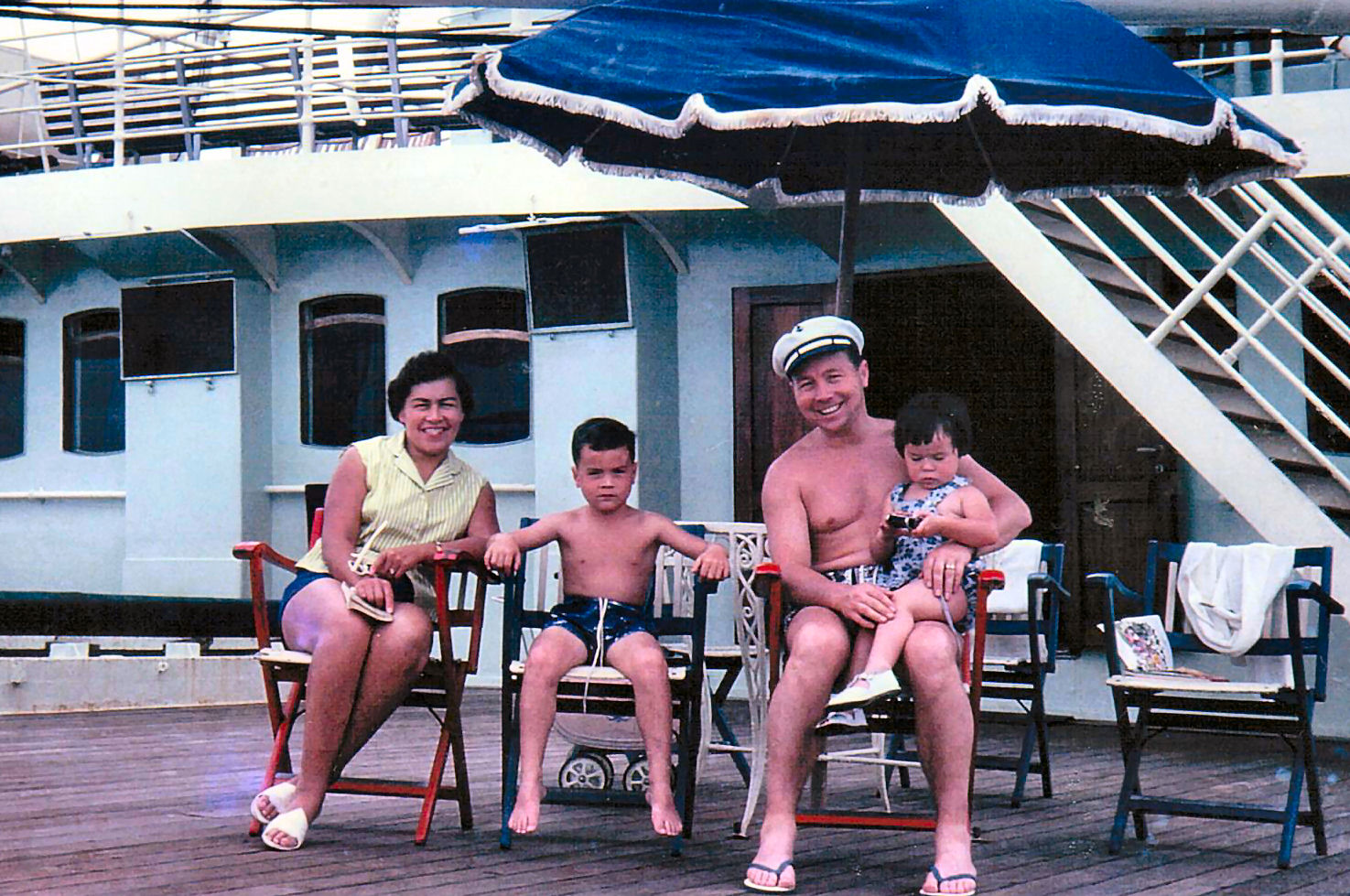 Ted and family on posting to Butterworth