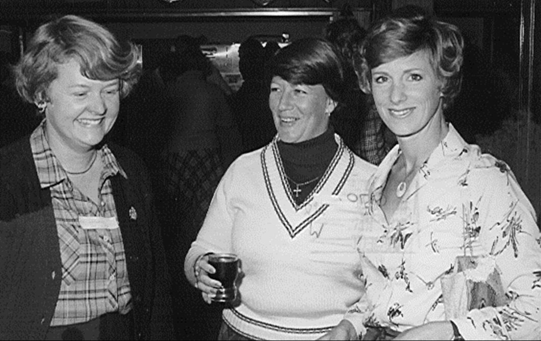 WRAAF Roommates:  Lyn Kyte, Ann Dodds and Anne Whiting, 1979.