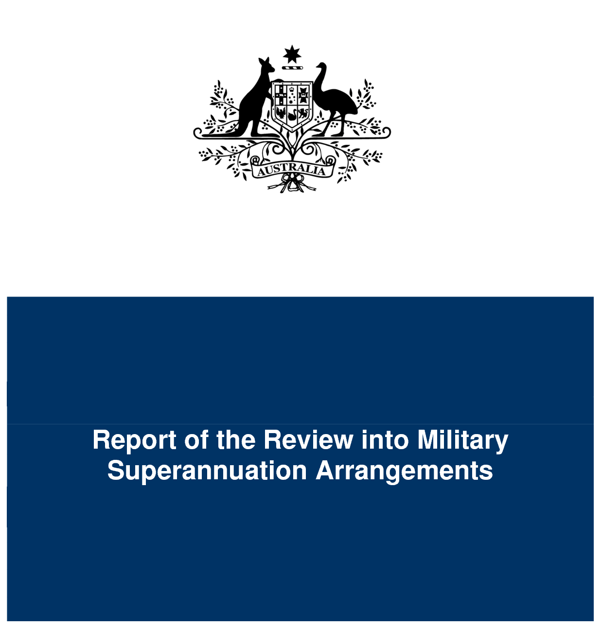 Report on Military Super