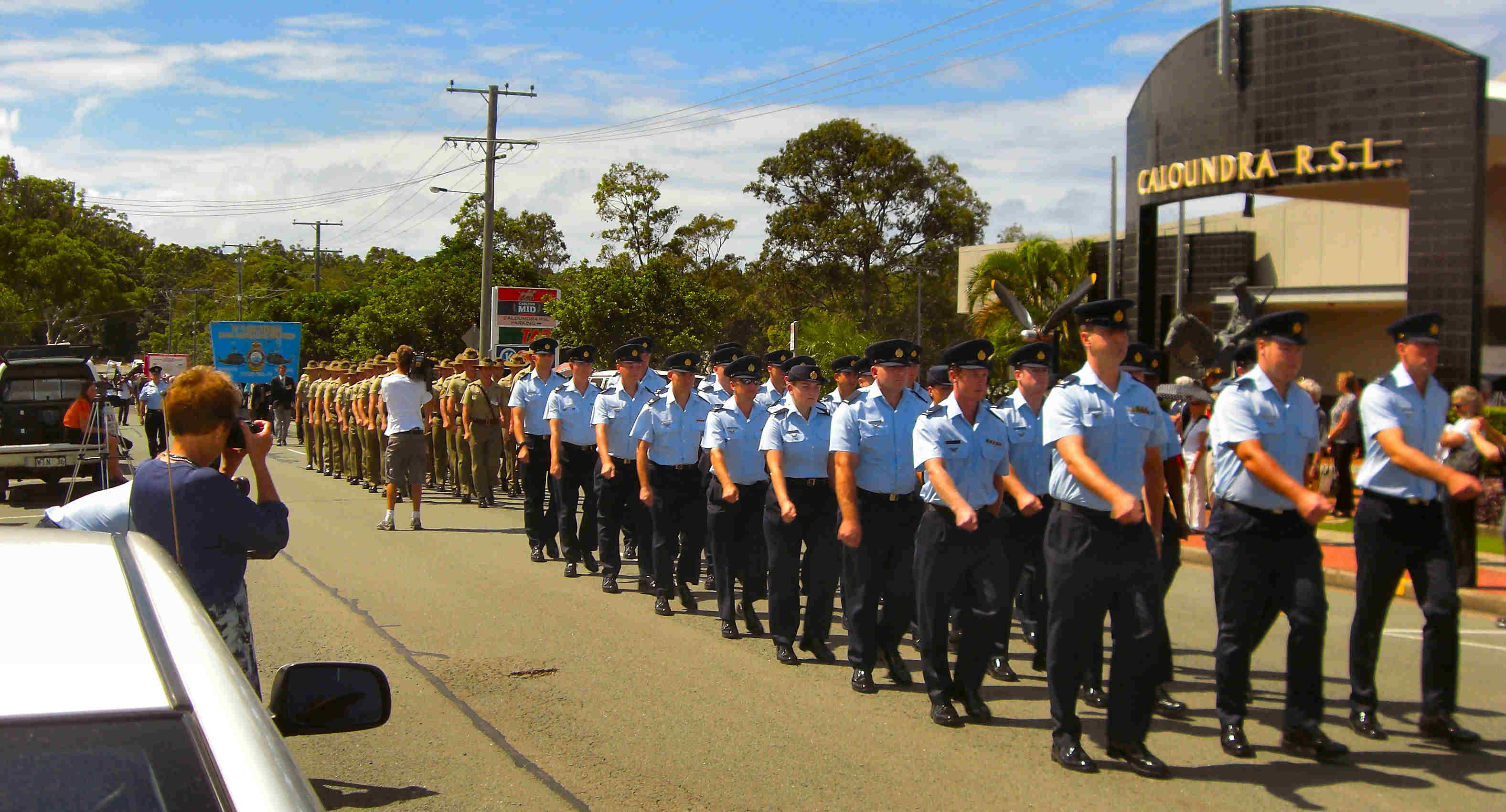Current servicemen from Amberley and Enoggera