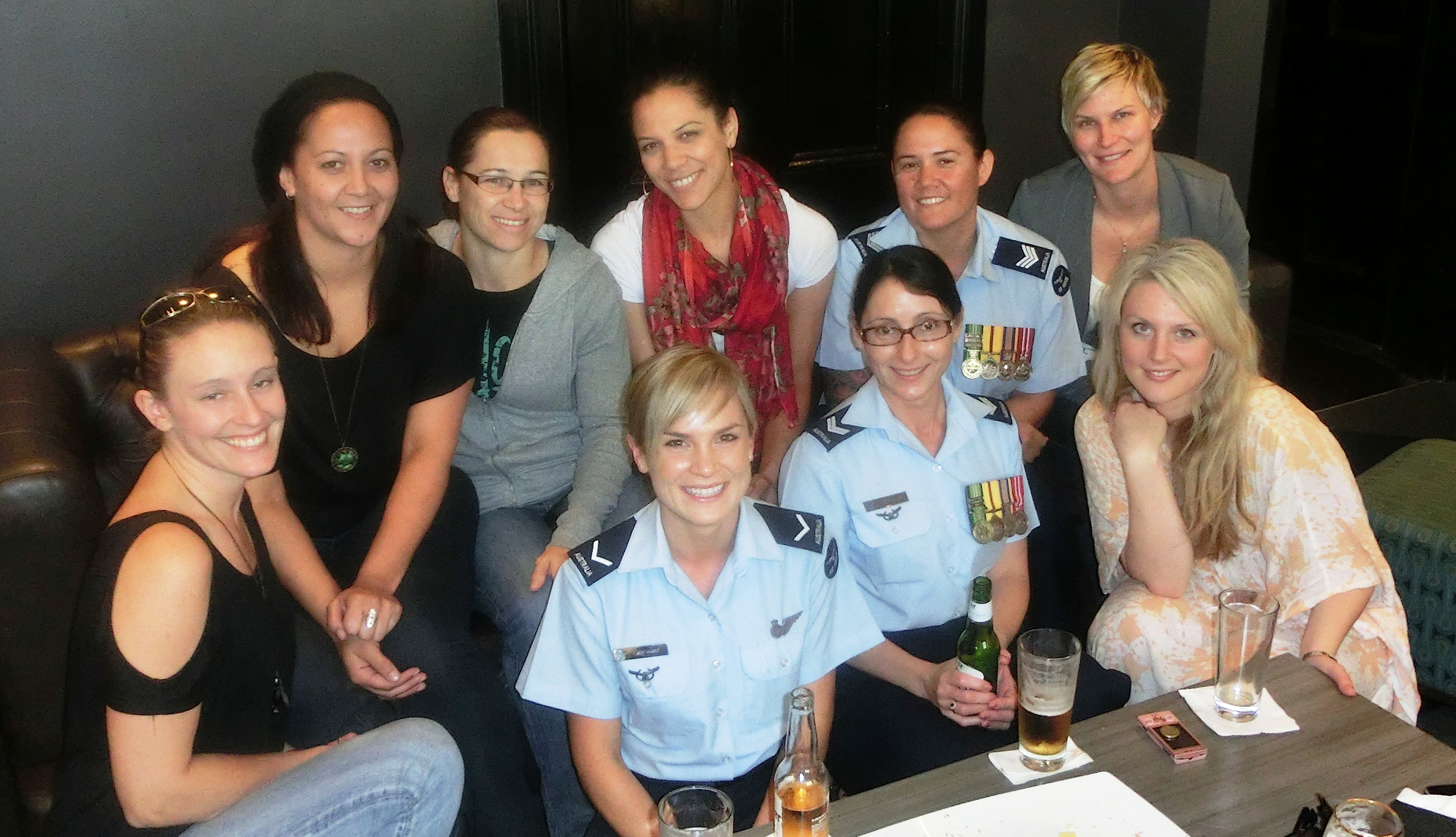 Tamie and the 33 Sqn girls