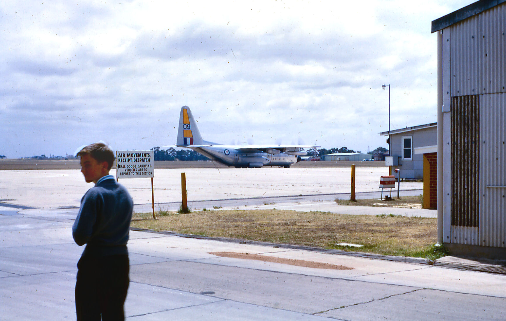 Allan George and the C-130A