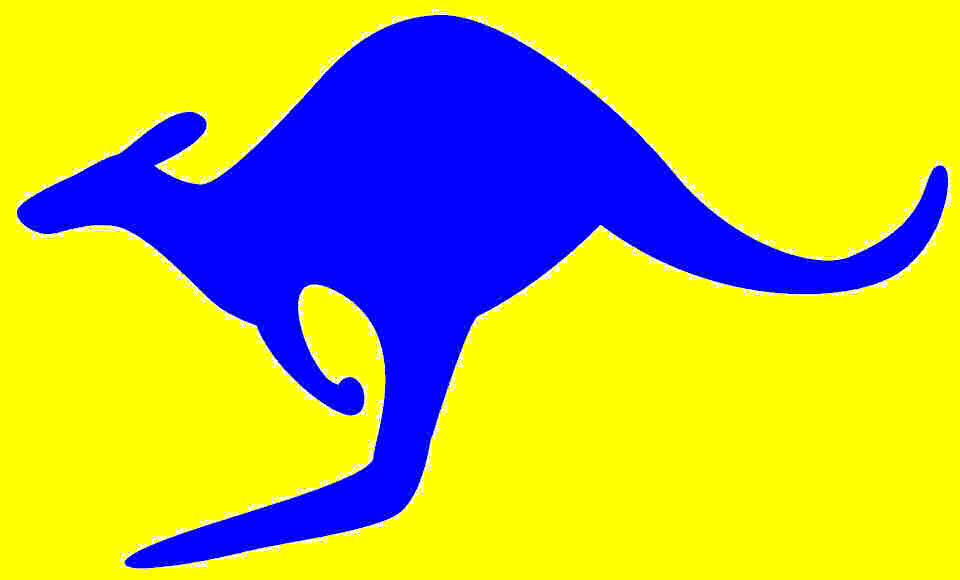 kangaroo sticker