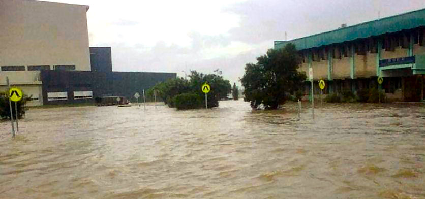 Floods at Amberley