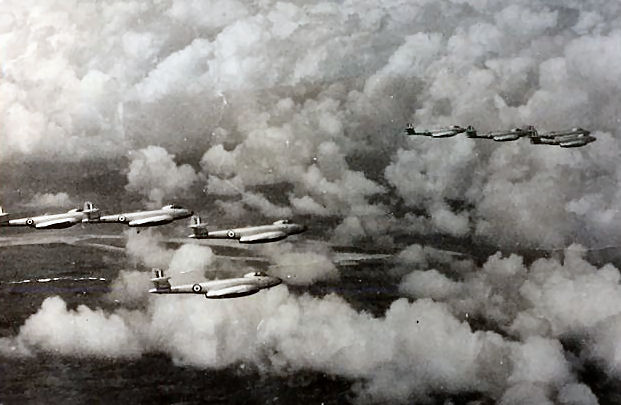 Farewell flight over Korea