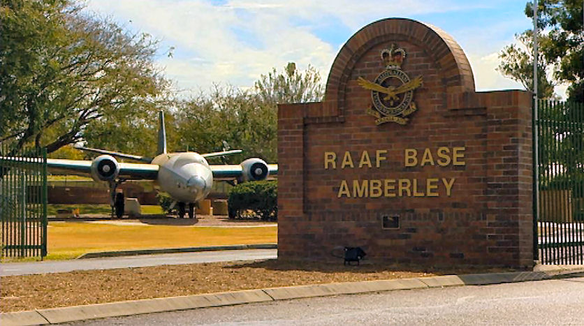 Entrance to RAAF Amberley