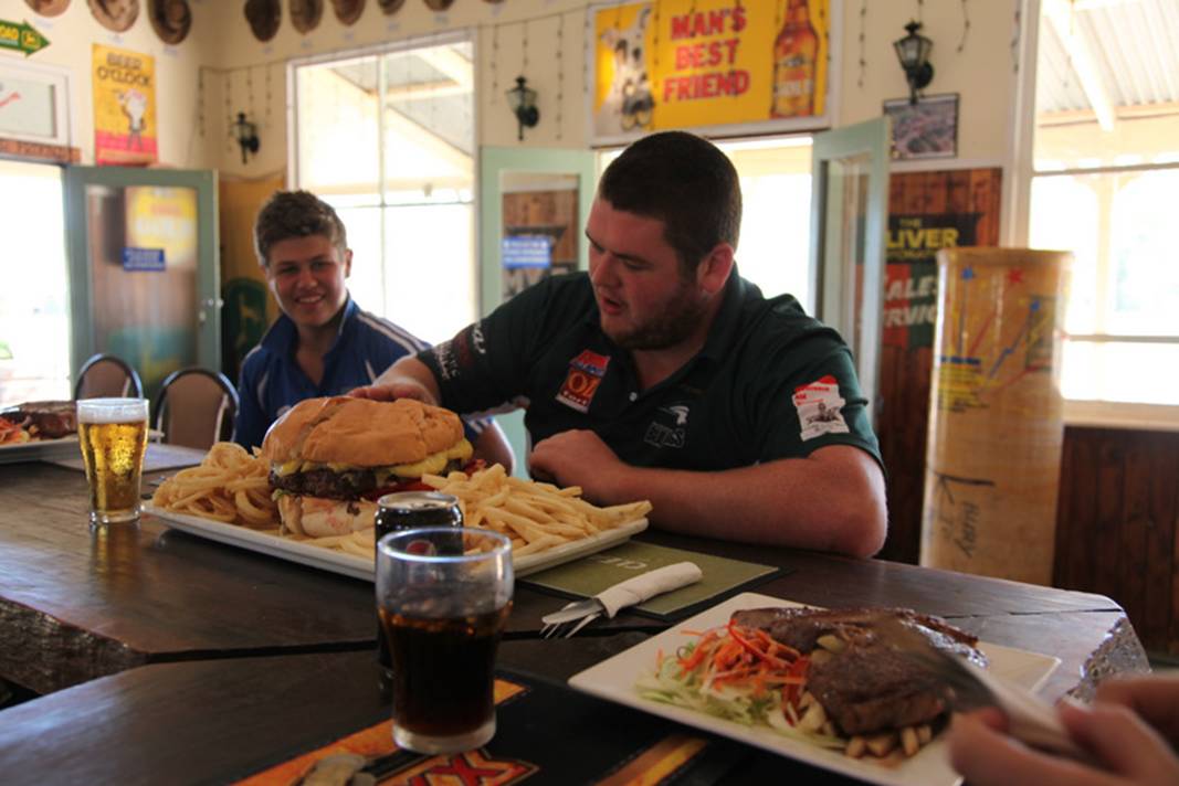 Nindigully Road Train Burger