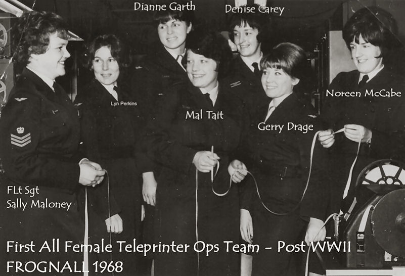1st all female teleprinter ops team