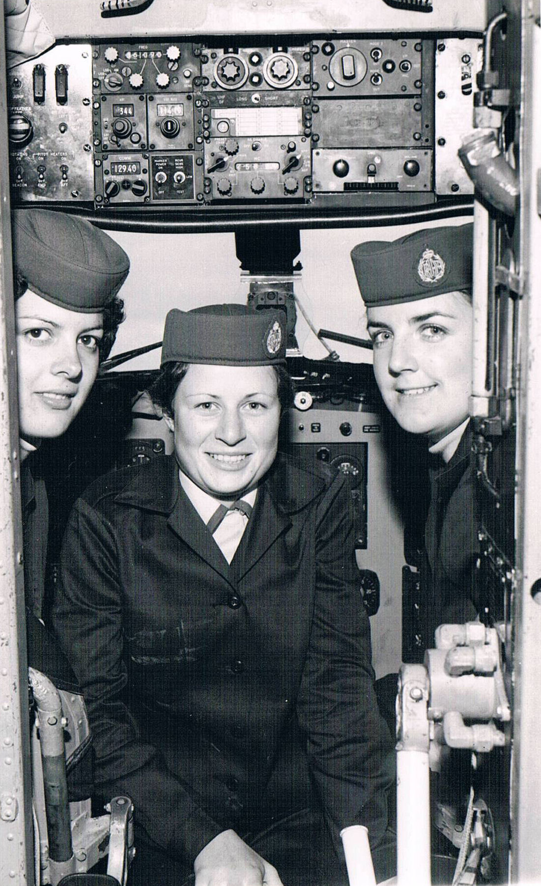 Girls on flight deck