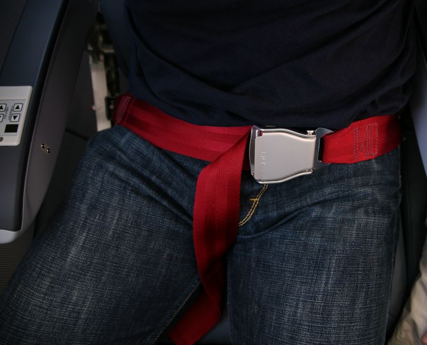 Aircraft seat belt