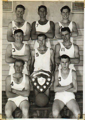 RAAF Ballarat Basketball team 1953