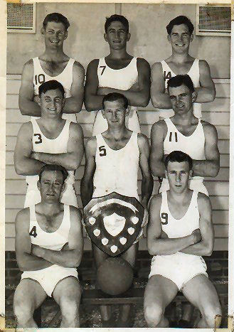 RAAF Ballarat Basketball team 1953