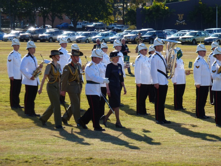 The GG presenting the Citation in Townsville