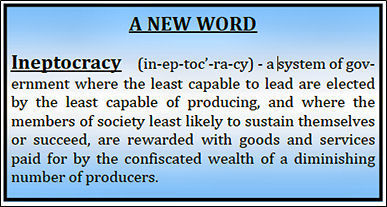 The word Ineptocracy