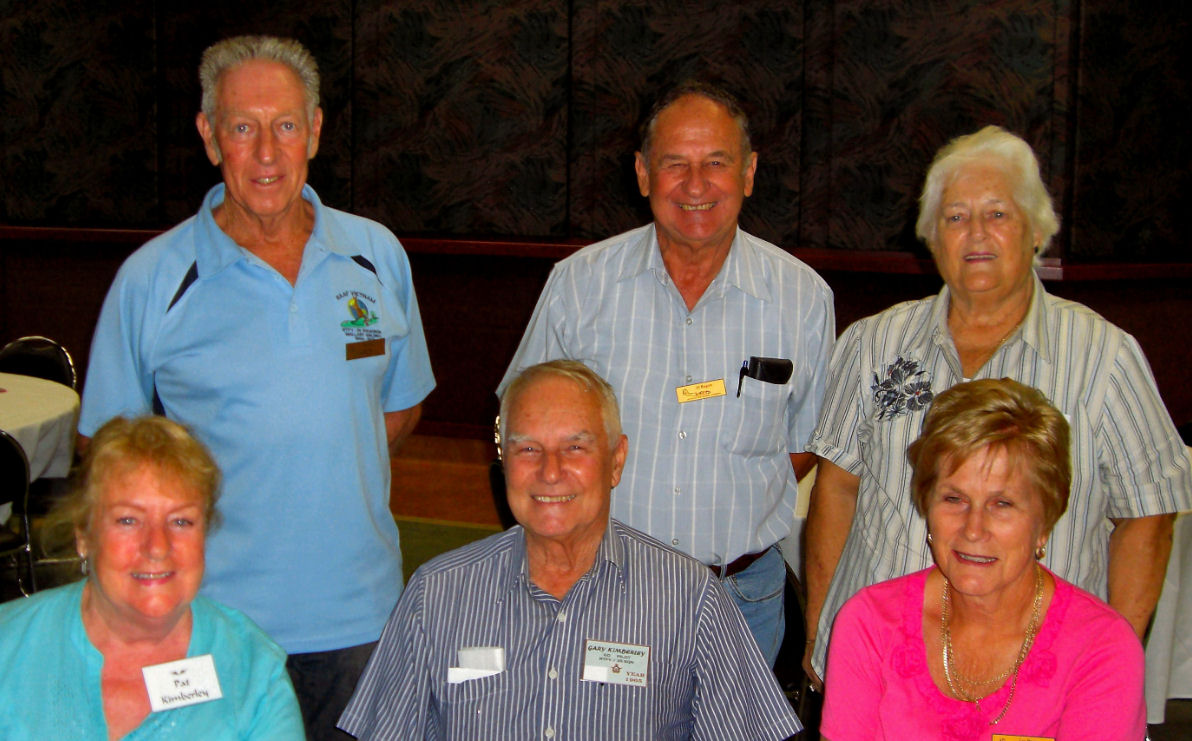 Back Row L-R:  Don Payne, Allan Rogers, Kath Rogers.