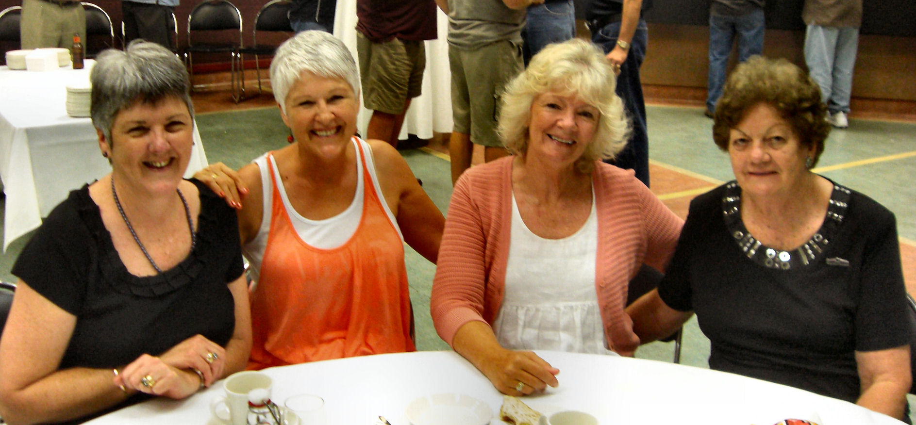 L-R:  Wendy Bebbington, Brenda Williamson, Dianne Kirby, Pat Piggott.