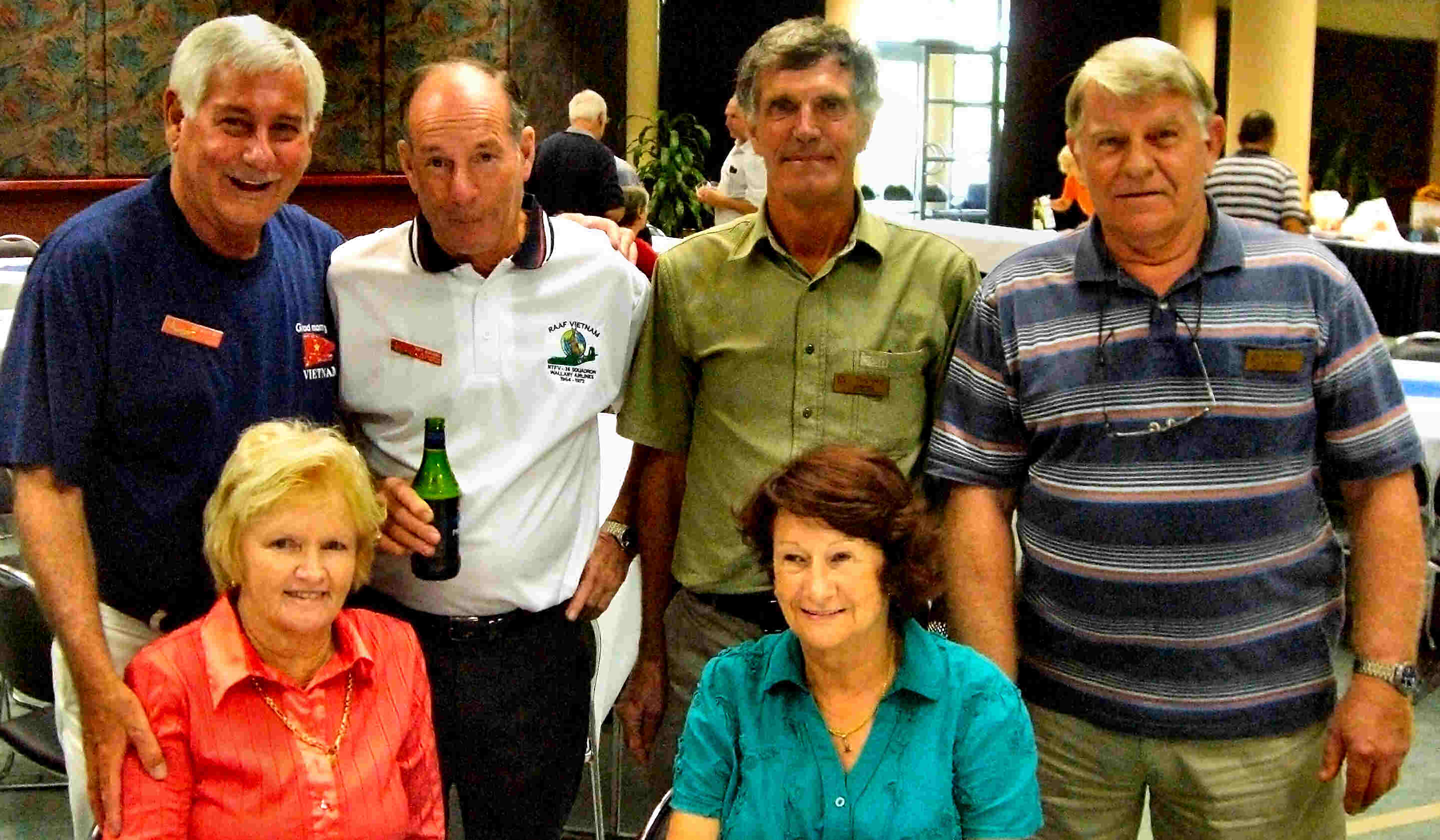 Back Row, L-R:   Jim Maguire, Nev Rogers, Doug Angus, Bill DeBoer,  