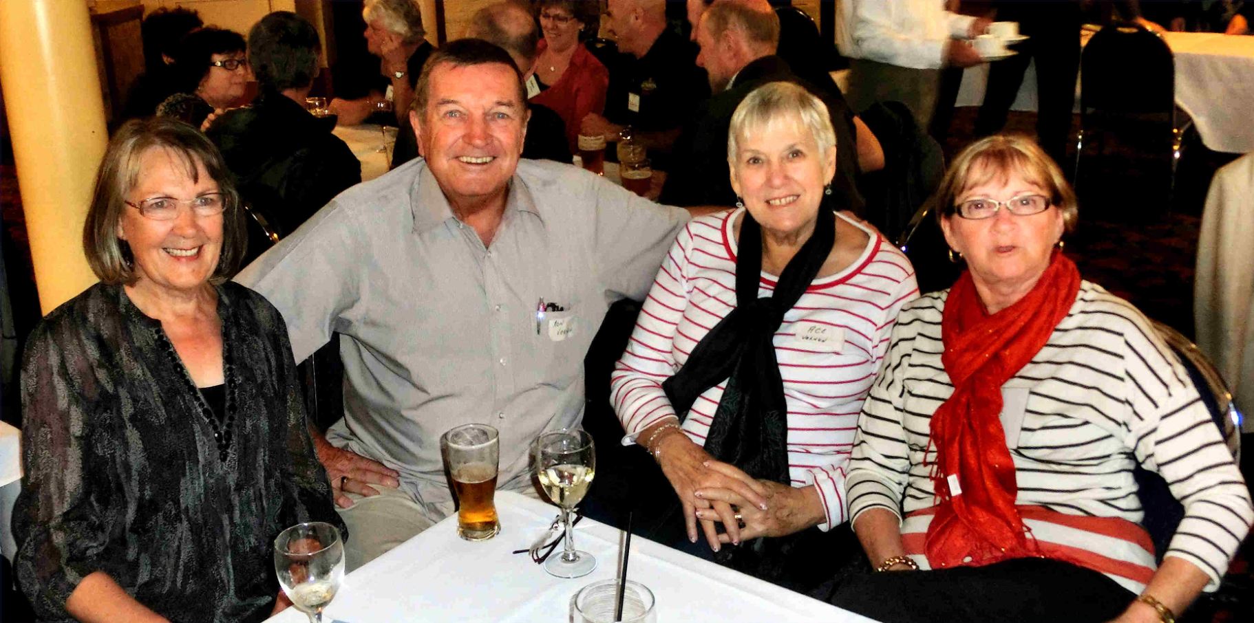 L-R: Mary Windsor, Ron Vernon, Ace Vernon, Helen Donald.