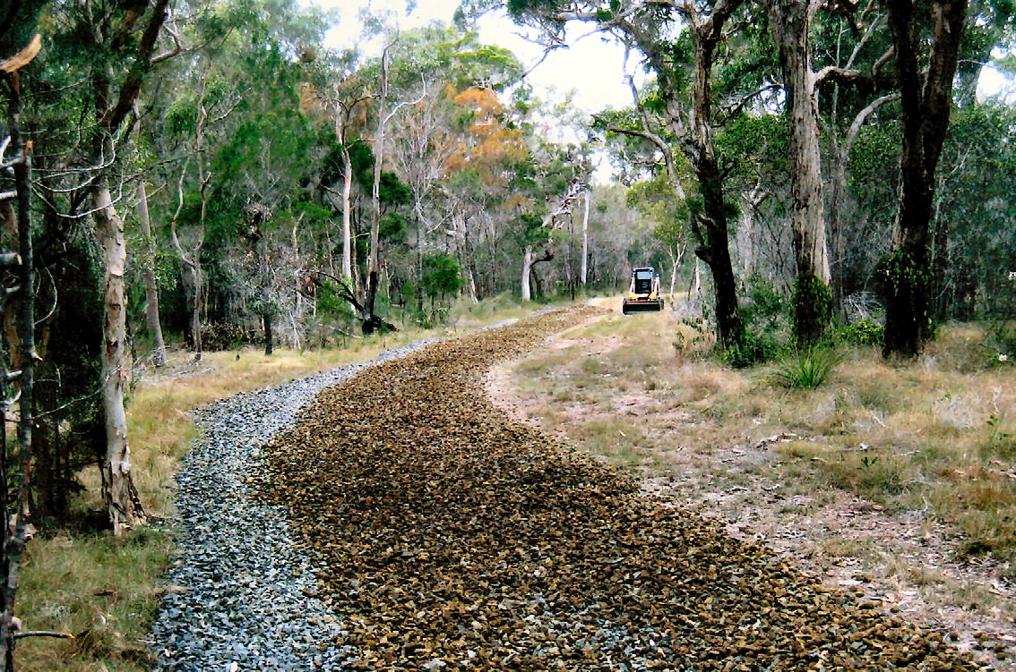 Entrance road - Camp Gregory