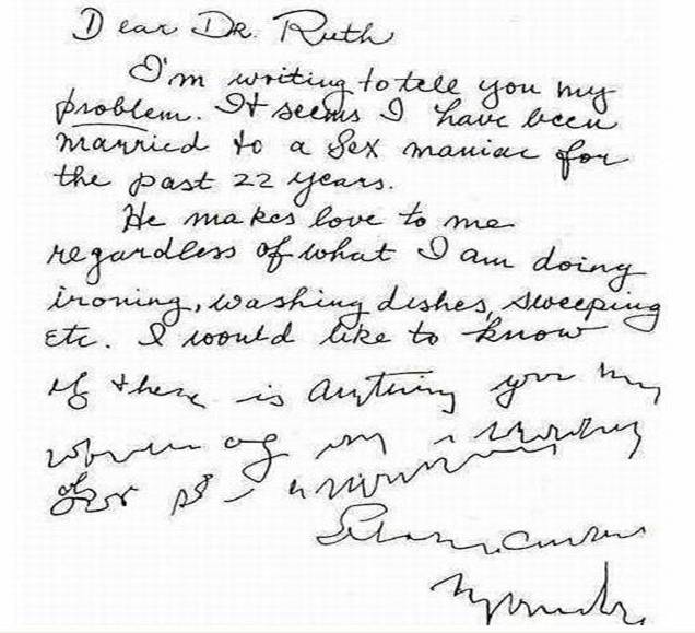 Dear Ruth letter