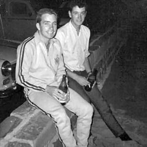 Allan O'Connor and John Mathwin, Brighton Beach, 1967