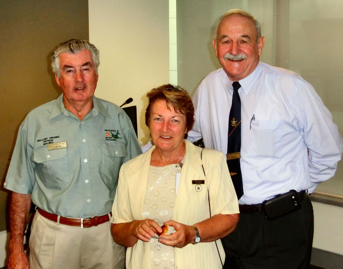 John McDougall, Julie McPhail,  John Griffiths - MBE.