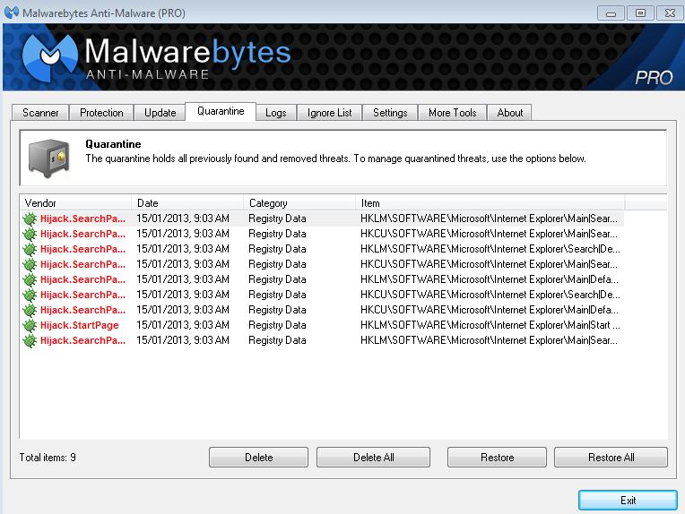 Malware Bytes