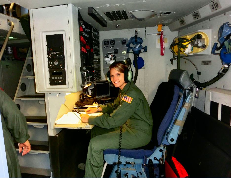 Amanda Helton - at the Loady's station in the C-17