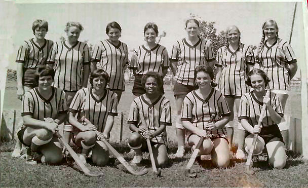 Darwin inter-service hockey team. 1976