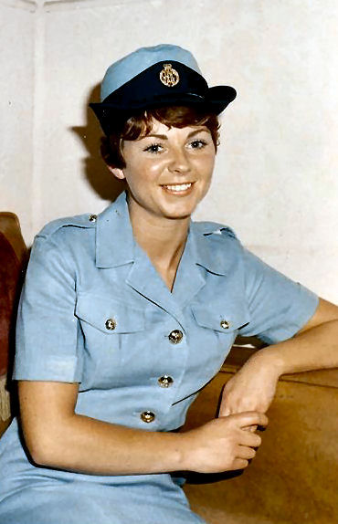 Judie in uniform